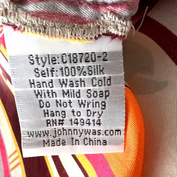 JOHNNY WAS Stellar Silk Poncho - M - Picture 9 of 11